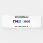 カスタム文字ロゴおよび宣伝用バナーの例 横断幕 (横)