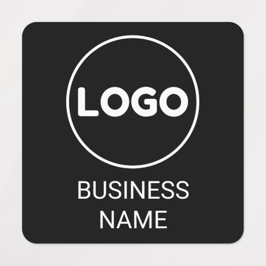 カスタム文字ロゴおよび正方形の布の衣料品ラベル ラベル (デザイン2)