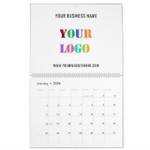 カスタム文字ロゴおよび販売促進カレンダー カレンダー (1月 2026)