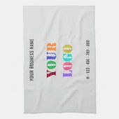 カスタム文字ロゴとキッチンタパーソナライズされたオル キッチンタオル (縦)