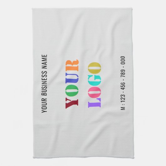 カスタム文字ロゴとキッチンタパーソナライズされたオル キッチンタオル (縦)