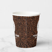 カスタム文字ロゴはこちらマーケティングコーヒー 紙コップ (右)