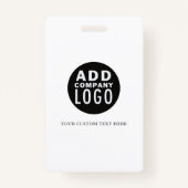 カスタム文字ロゴはこちら |ビジネスID名 バッジ (裏面)