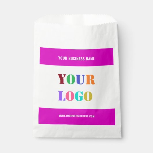 カスタム文字ロゴまたはフォトバッグ – お使いの色 フェイバーバッグ (正面)