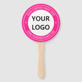 カスタム文字ロゴハンドファン選択カラー ハンドファン (裏面)