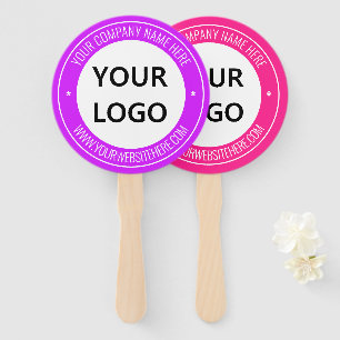 カスタム文字ロゴハンドファン選択カラー ハンドファン