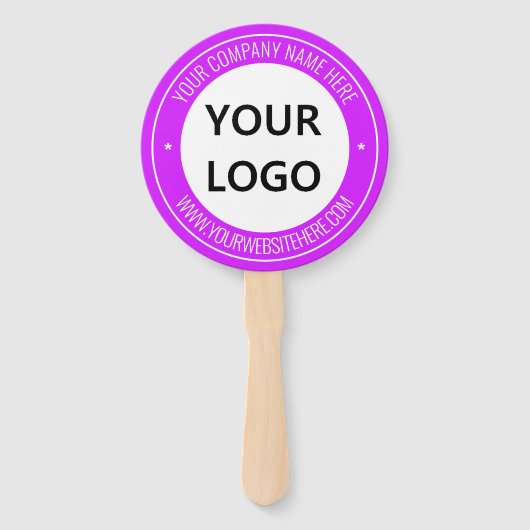 カスタム文字ロゴハンドファン選択カラー ハンドファン (正面)