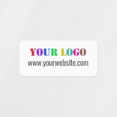 カスタム文字ロゴパーソナライズされた- ラベル (デザイン2)