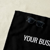 カスタム文字ロゴビーチタオル – 色の選択 ビーチタオル (インサイチュ)