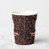カスタム文字ロゴマーケティングコーヒー豆 紙コップ (右)
