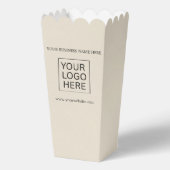 カスタム文字ロゴ包装ポップコーン フェイバーボックス (裏面)