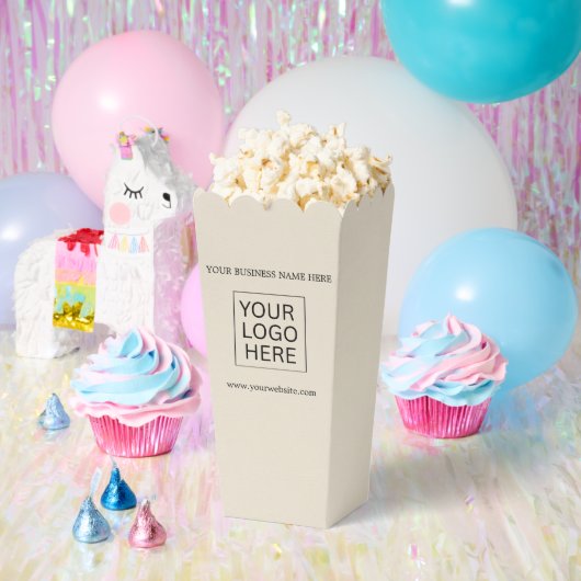 カスタム文字ロゴ包装ポップコーン フェイバーボックス (パーティー)