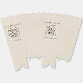 カスタム文字ロゴ包装ポップコーン フェイバーボックス (見開き)