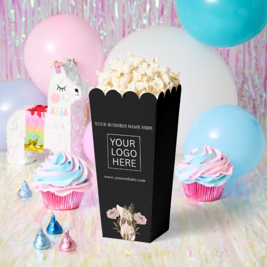 カスタム文字ロゴ包装ポップコーン フェイバーボックス (パーティー)