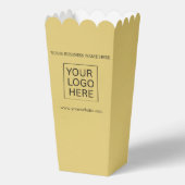 カスタム文字ロゴ包装ポップコーン フェイバーボックス (裏面)