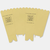 カスタム文字ロゴ包装ポップコーン フェイバーボックス (見開き)