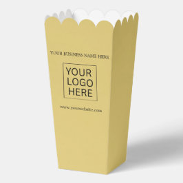 カスタム文字ロゴ包装ポップコーン フェイバーボックス