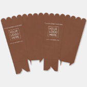 カスタム文字ロゴ包装ポップコーン フェイバーボックス (見開き)