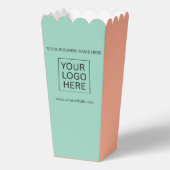 カスタム文字ロゴ包装ポップコーン フェイバーボックス (裏面)