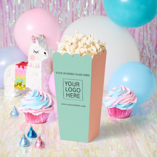 カスタム文字ロゴ包装ポップコーン フェイバーボックス (パーティー)