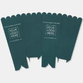 カスタム文字ロゴ包装ポップコーン フェイバーボックス (見開き)