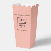 カスタム文字ロゴ包装ポップコーン フェイバーボックス (裏面)