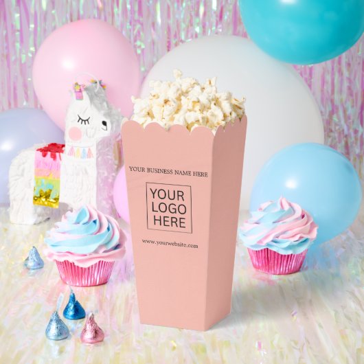 カスタム文字ロゴ包装ポップコーン フェイバーボックス (パーティー)