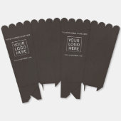 カスタム文字ロゴ包装ポップコーン フェイバーボックス (見開き)