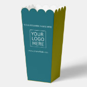 カスタム文字ロゴ包装ポップコーン フェイバーボックス (裏面)