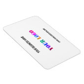 カスタム文字ロゴ及びマグネットテンプレート マグネット (右側)