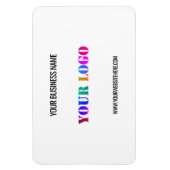 カスタム文字ロゴ及びマグネットテンプレート マグネット (縦)