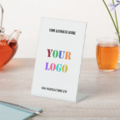 カスタム文字ロゴ及び台座サイン 台座サイン (インサイチュ)