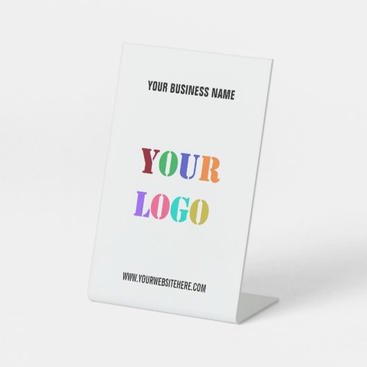 カスタム文字ロゴ及び台座サイン 台座サイン (正面)