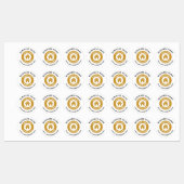 カスタム文字ロゴ及び衣料品 ラベル (シート)