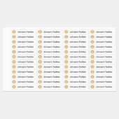 カスタム文字ロゴ及び衣料品 ラベル (シート)