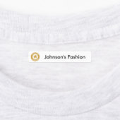 カスタム文字ロゴ及び衣料品 ラベル (貼付)