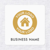 カスタム文字ロゴ及び衣料品 ラベル (デザイン1)