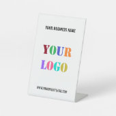 カスタム文字ロゴ台座サインテンプレート 台座サイン (正面)