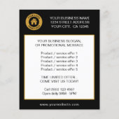 カスタム文字ロゴ商品サービスの提供 チラシ (裏面)