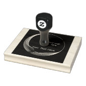 カスタム文字ロゴ画像ウッドアートラバースタンプ ラバースタンプ (スタンプ)