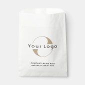 カスタム文字ロゴ紙バッグ フェイバーバッグ (正面)