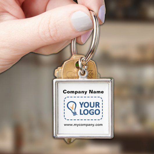 カスタム文字ロゴ防水広場 キーホルダー