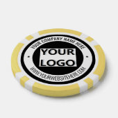 カスタム文字ロゴ、トランプのポーカーチップ ポーカーチップ (シングル)