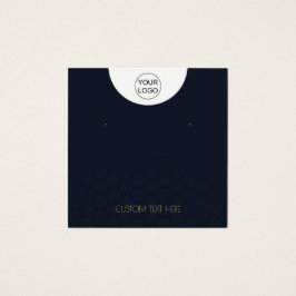 カスタム文字ロゴ・ネックレスイヤリングディスプレイカード