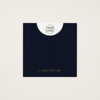 カスタム文字ロゴ・ネックレスイヤリングディスプレイカード