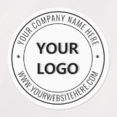 カスタム文字ロゴ – プロモーションビジネス ラベル (デザイン2)