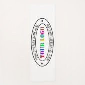 カスタム文字ロゴ・ヨガマットスタンプ ヨガマット (正面)