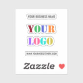 カスタム文字ロゴ・宣伝用ステッカー シール (シート)