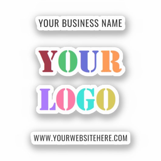 カスタム文字ロゴ・宣伝用ステッカー シール (正面)