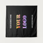 カスタム文字ロゴ・宣伝用タペストリー タペストリー (正面)